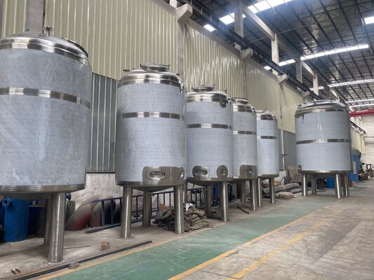 SS304 바디 재질의 물 처리 탱크, 미러 폴리싱 및 스테인리스 스틸